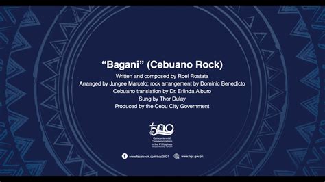 bagani roel rostata|Bagani Cebuano Rock Version .